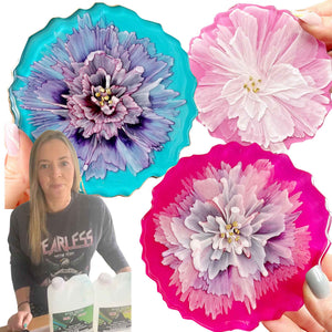 How to create the £D Resin Flower Bloom Art Class