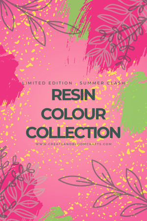 Set of 6 Luxury Pigment, Mica & Glitters: Summer Clash!