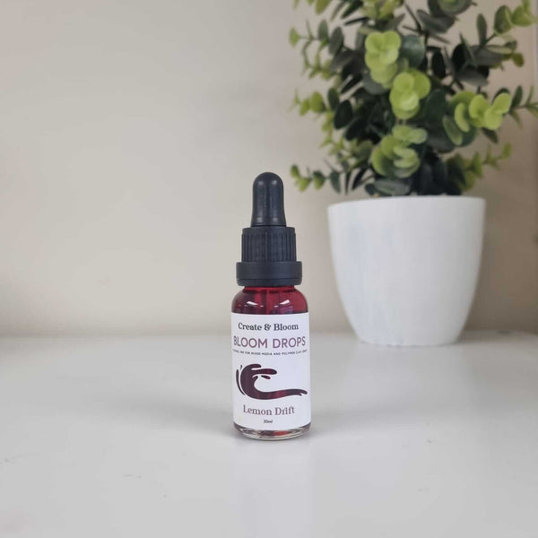 Bloom Ink Drops: Mixed Media Ink drops for Crafts - Lemon Drift!