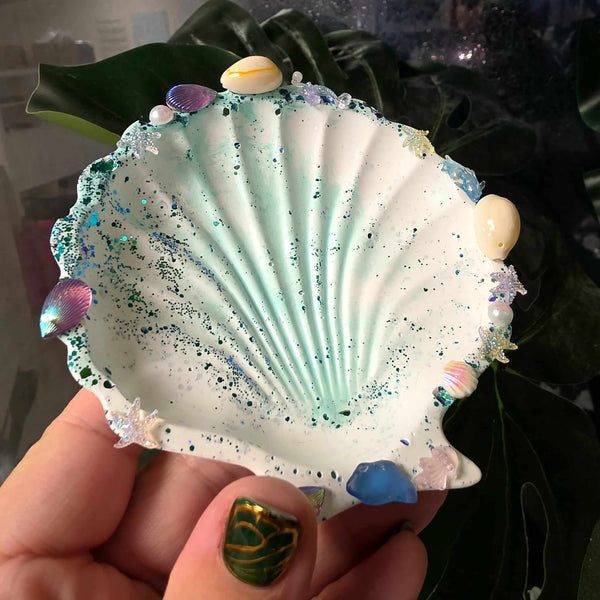 Silicone Moulds for Resin Crafts - Ocean Scallop Trinket Dish!