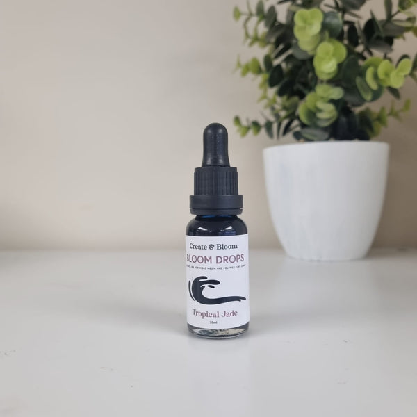 Bloom Ink Drops: Mixed Media Ink drops for Crafts - Tropical Jade!