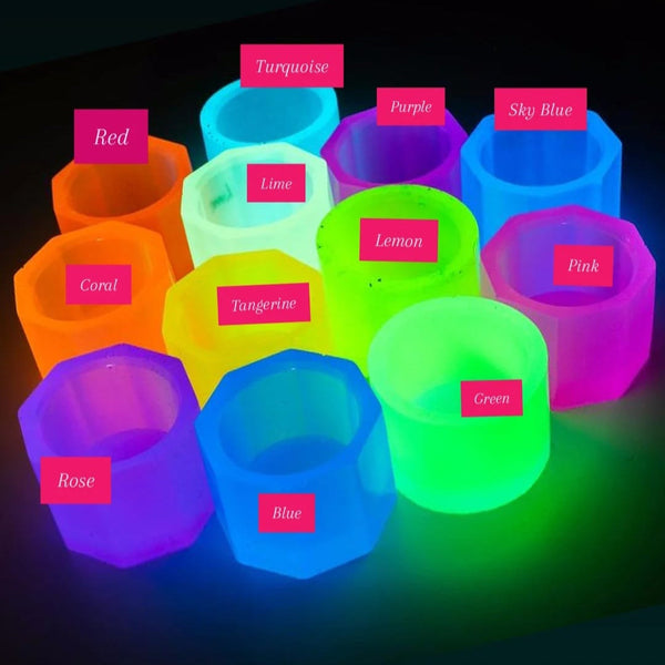 Rose Chroma Charge Epoxy Tint – Glow in the Dark Pigment for Resin Crafts!