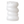 A white plastic container with a unique wavy, segmented design and a small integrated handle on top, shown against a plain white background.