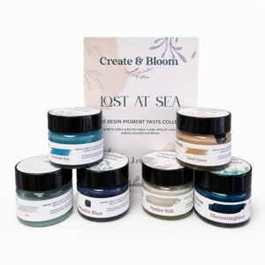 Opaque and Metallic Epoxy Resin Pigment Paste Bundle for ocean art - Lost At Sea!
