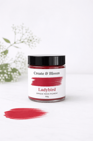 Ladybird – Opaque Red Epoxy Resin Pigment Paste!